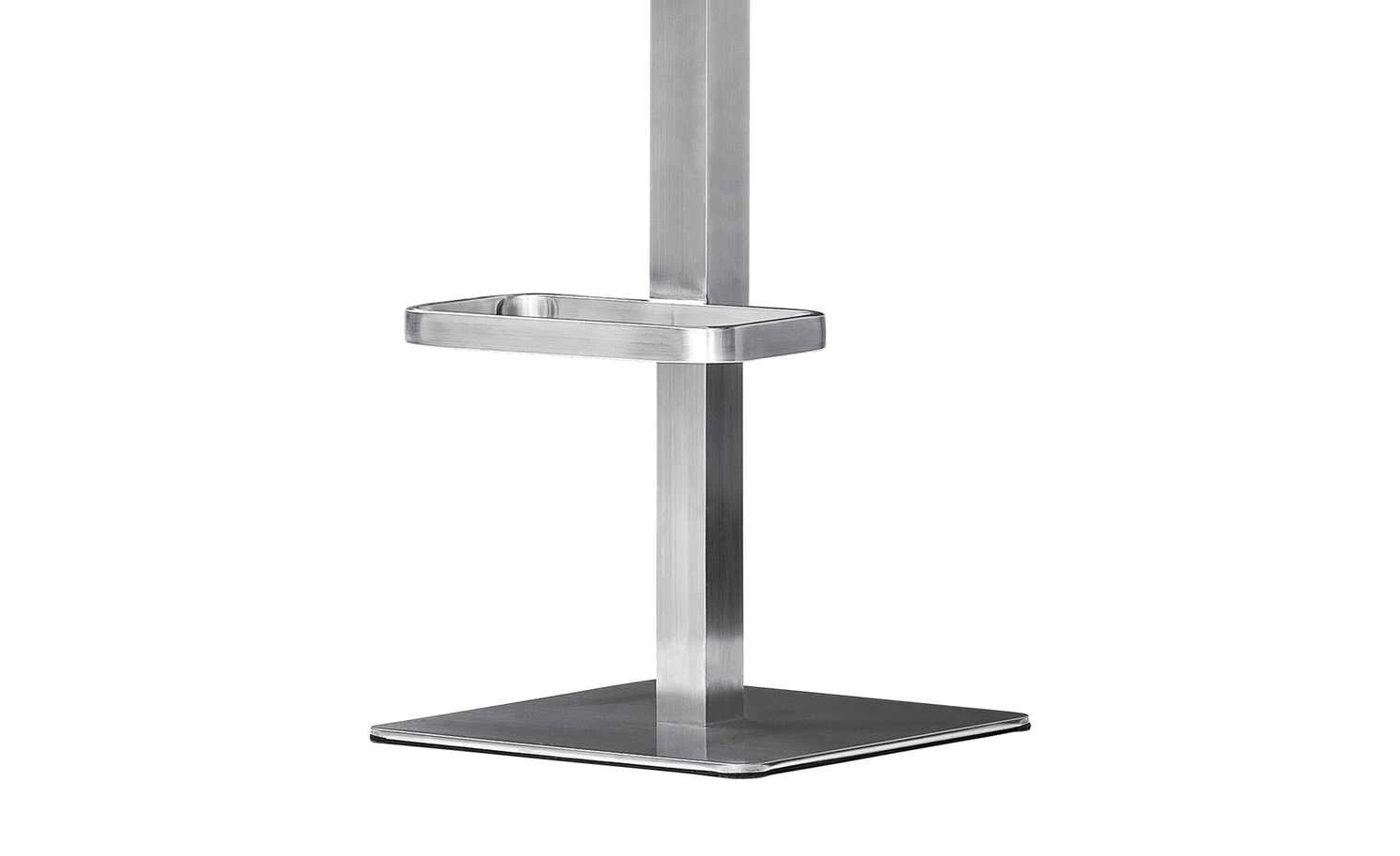 Barstuhl Vittoria | Cappuccino (Braun) eckig mit glattem Sitz – Bild 3