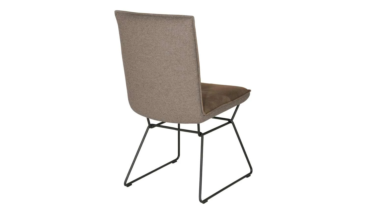 KOINOR Kufenstuhl mit Leder Bexx | Chai (Hellbraun) / Dunkelbraun Nein – Bild 2