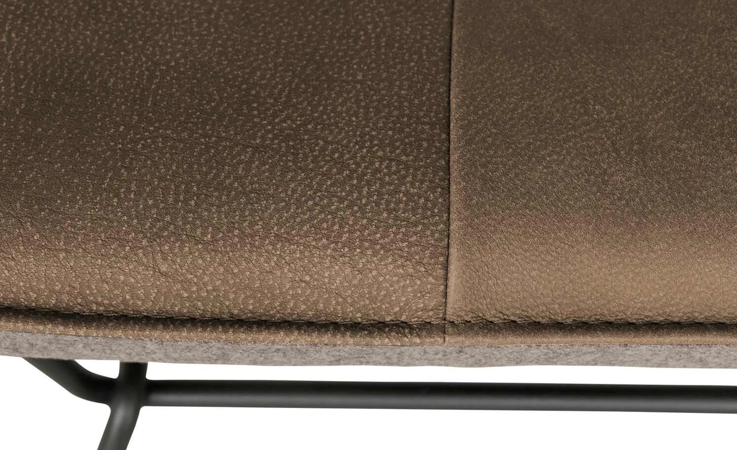 KOINOR Kufenstuhl mit Leder Bexx | Chai (Hellbraun) / Dunkelbraun Nein – Bild 6