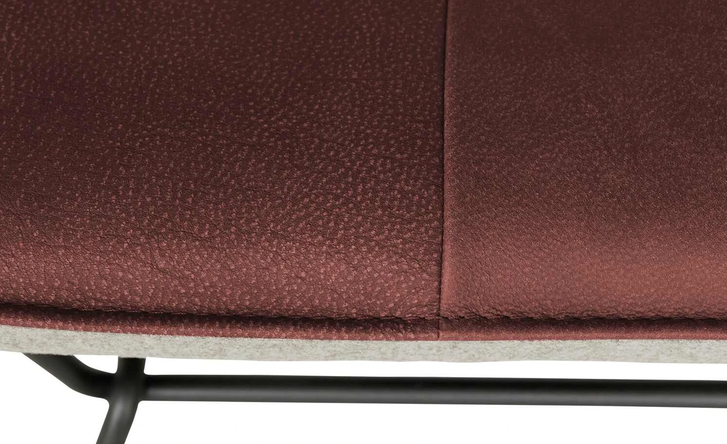 KOINOR Kufenstuhl mit Leder Bexx | Chilli (Rot) / Beige Nein – Bild 8