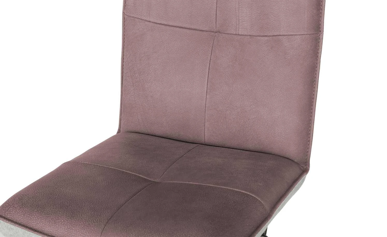 KOINOR Kufenstuhl mit Leder Bexx | Plum (Rosa) / Hellgrau Nein – Bild 10