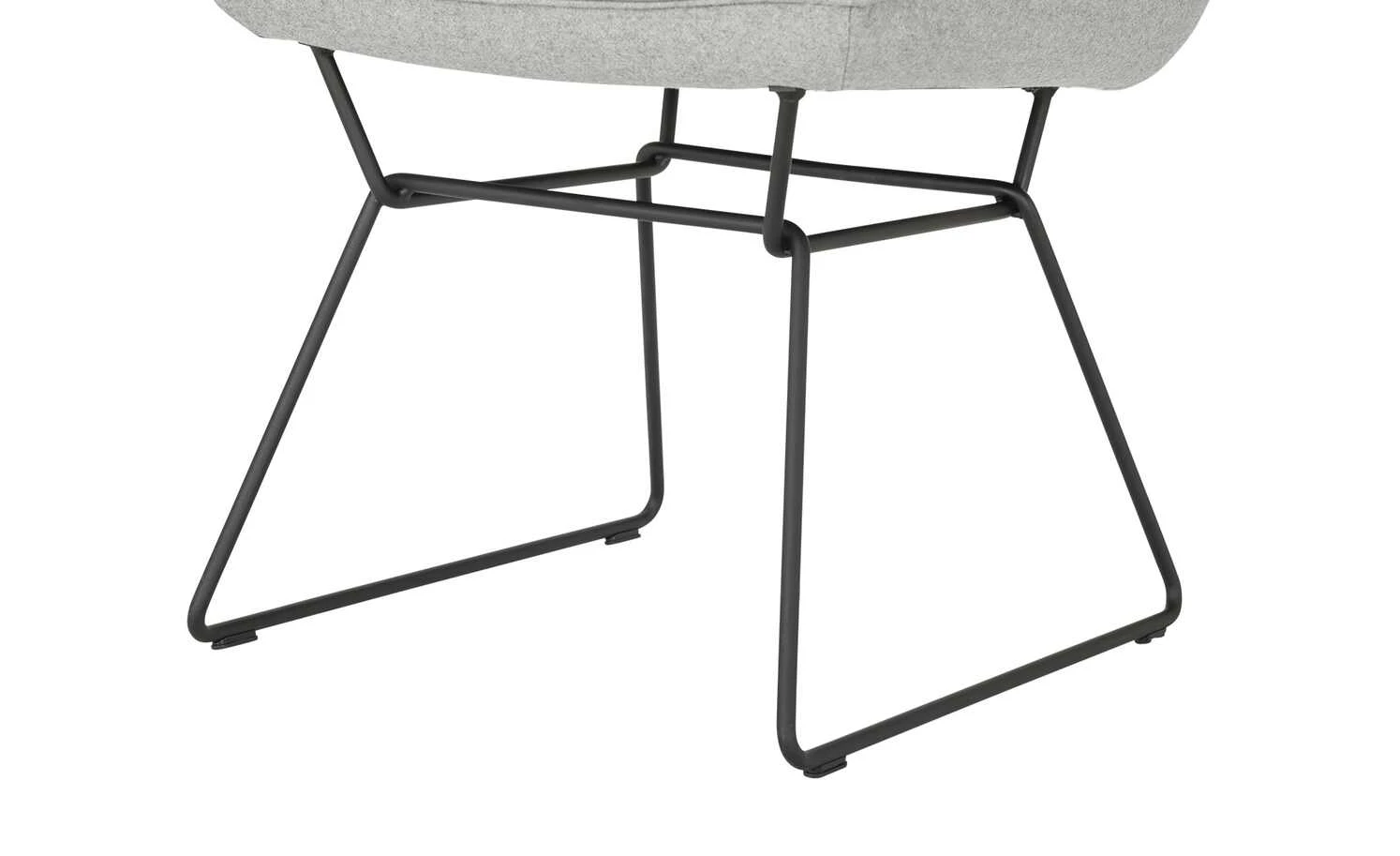 KOINOR Kufenstuhl mit Leder Bexx | Night (Dunkelblau) / Hellgrau Ja – Bild 8