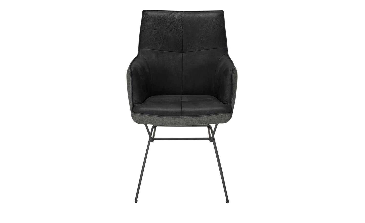 KOINOR Kufenstuhl mit Leder Bexx | Omega (Dunkelgrau) Ja – Bild 3