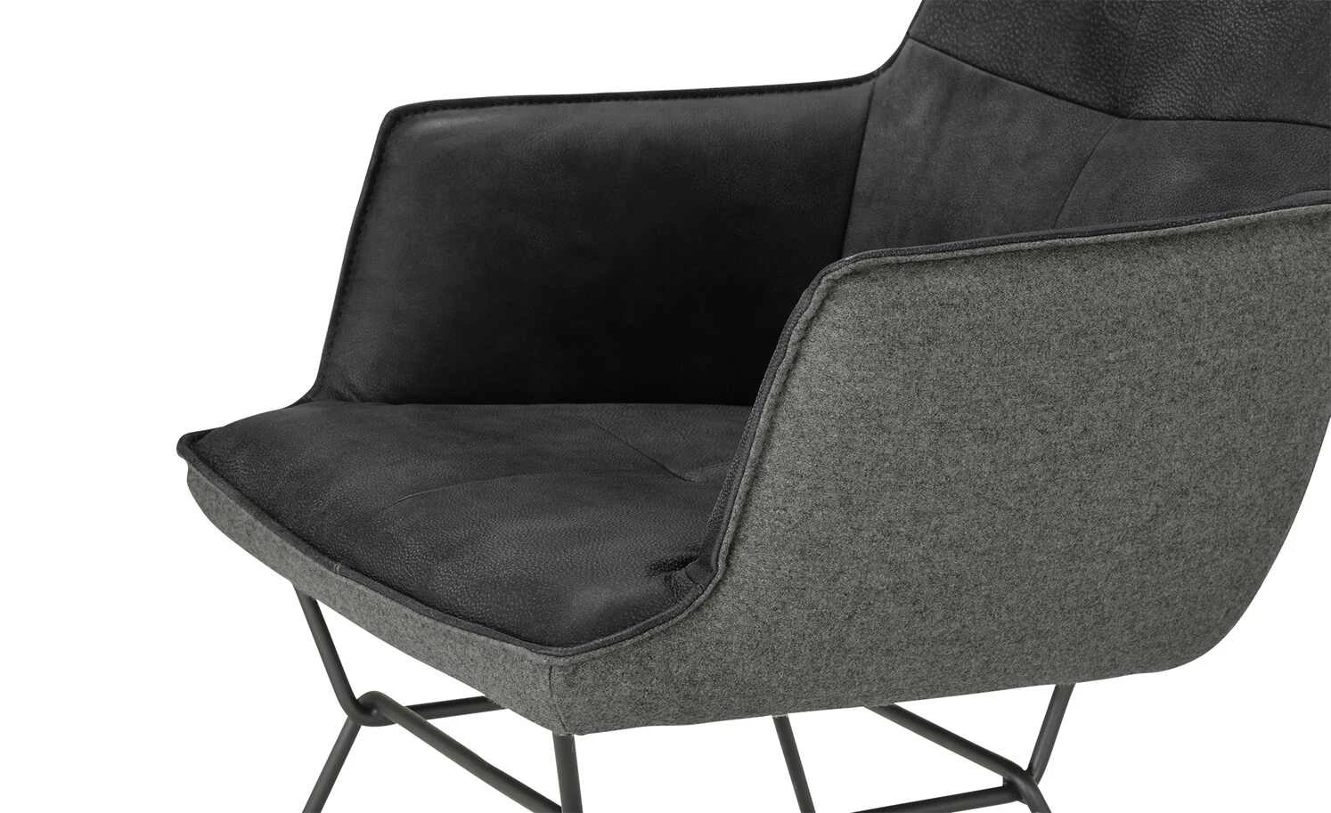 KOINOR Kufenstuhl mit Leder Bexx | Omega (Dunkelgrau) Ja – Bild 9