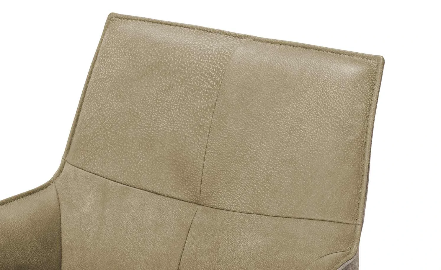 KOINOR Kufenstuhl mit Leder Bexx | Jade (Beige) / Braun Ja – Bild 2