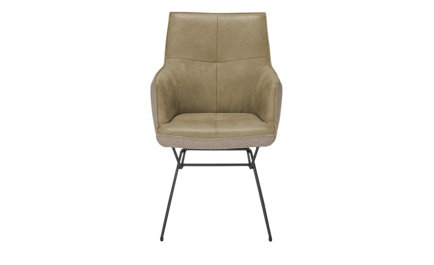 KOINOR Kufenstuhl mit Leder Bexx | Jade (Beige) / Braun Ja – Bild 7