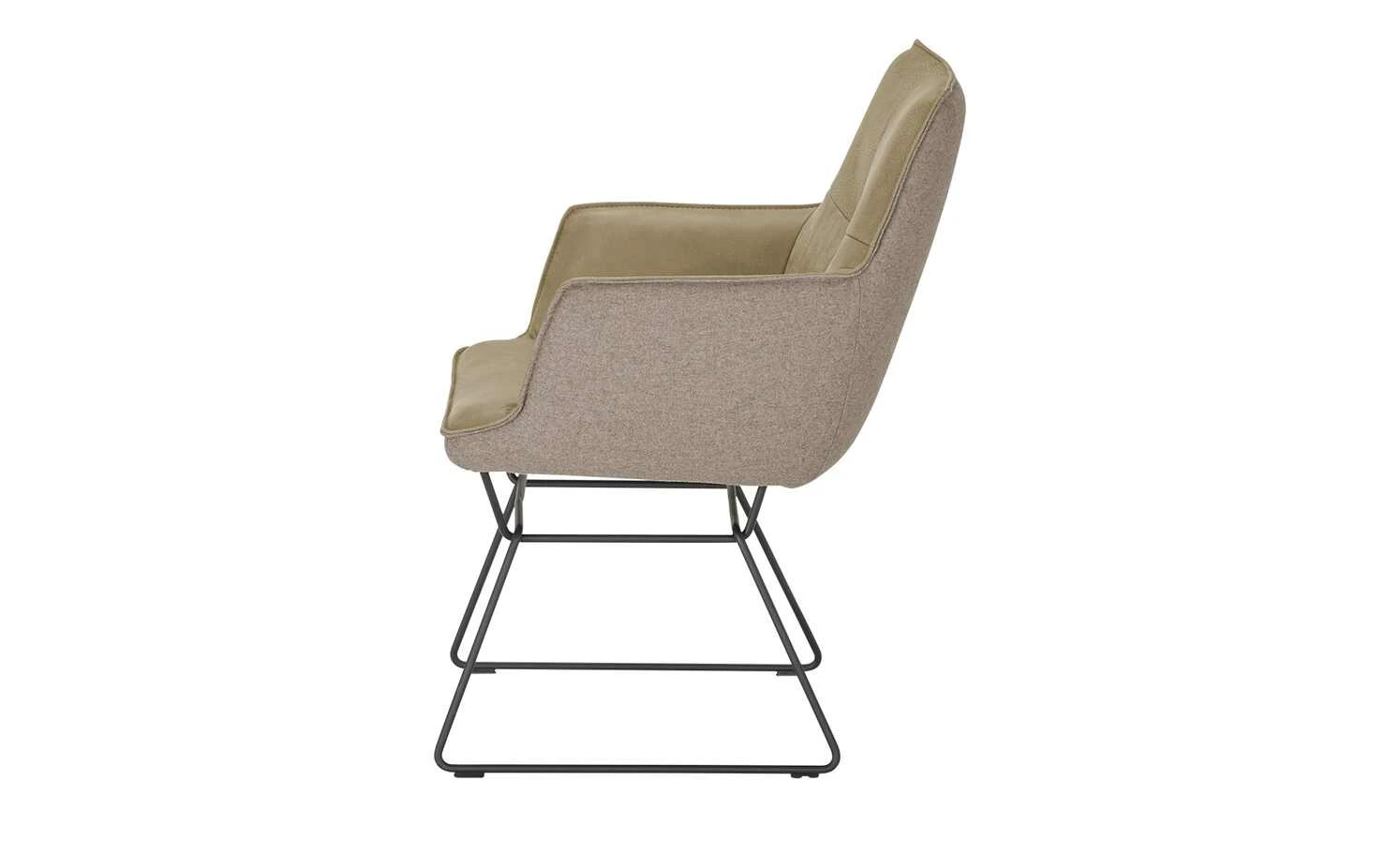 KOINOR Kufenstuhl mit Leder Bexx | Jade (Beige) / Braun Ja – Bild 9