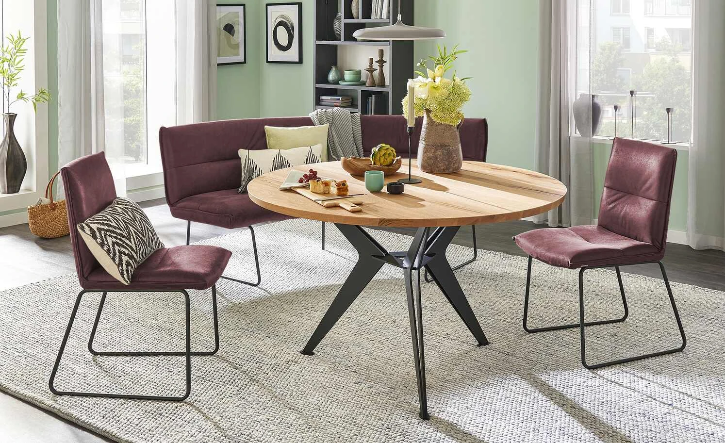 KOINOR Kufenstuhl Essay | Rostrot