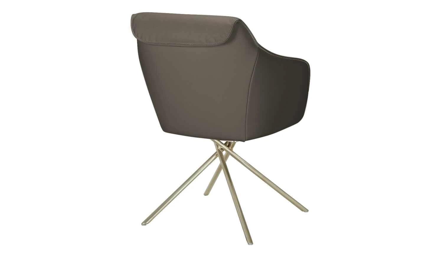 KOINOR Armlehnstuhl Dining System 1 | Carbone (Grau-Braun) / Kontrastnaht Beige – Bild 3