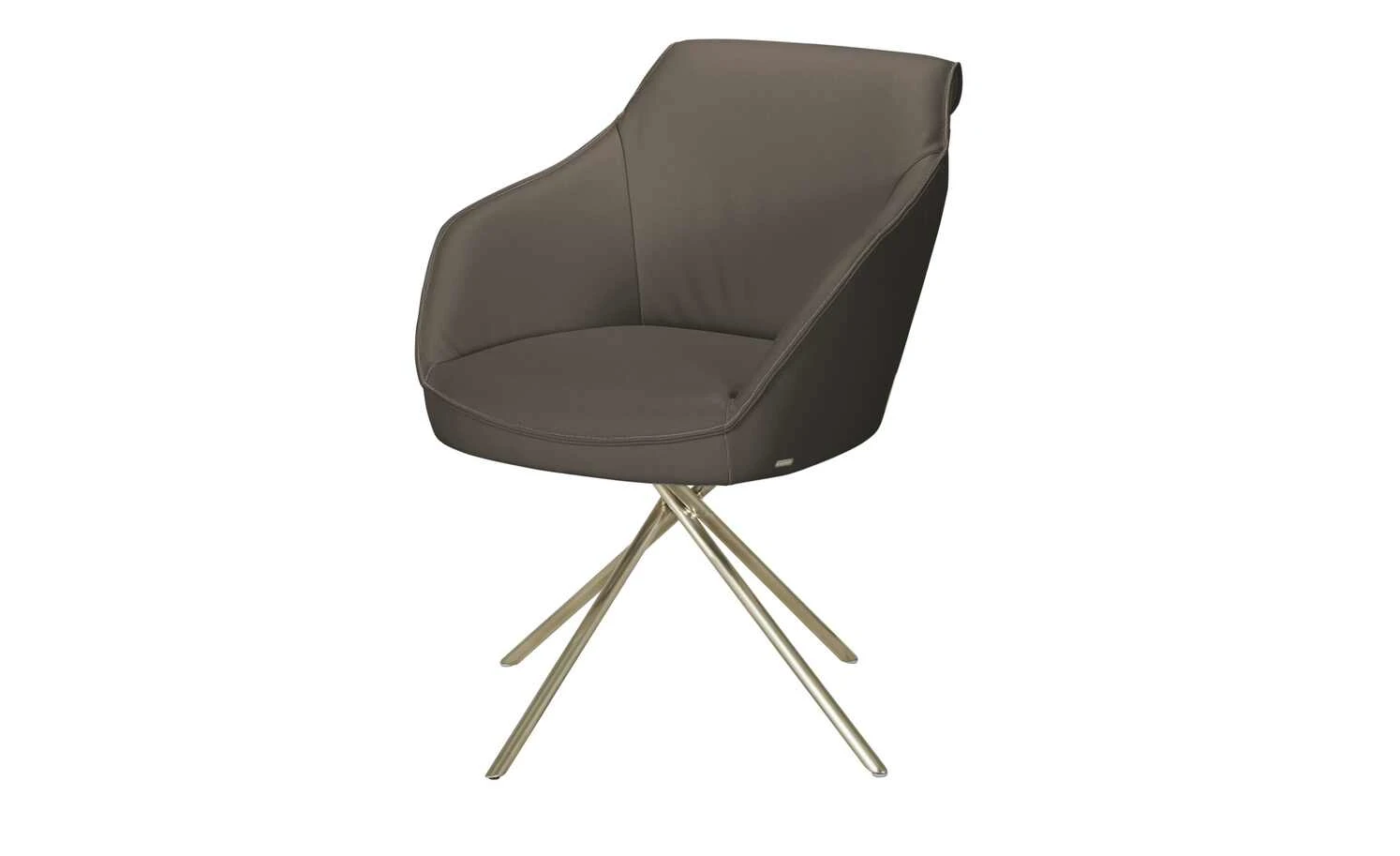 KOINOR Armlehnstuhl Dining System 1 | Carbone (Grau-Braun) / Kontrastnaht Beige – Bild 5