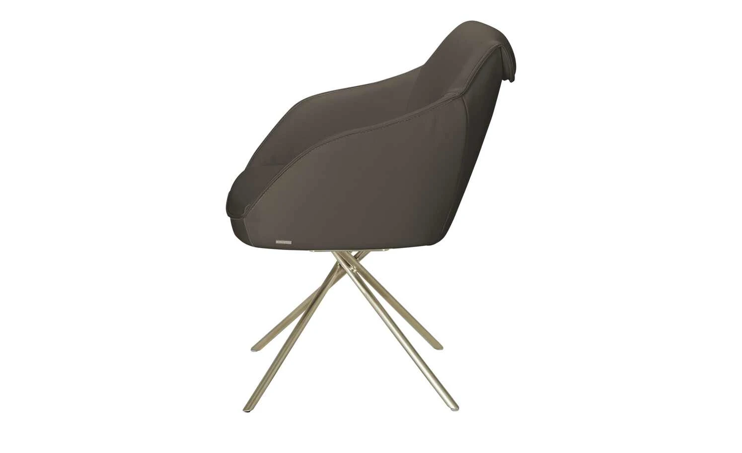 KOINOR Armlehnstuhl Dining System 1 | Carbone (Grau-Braun) / Kontrastnaht Beige – Bild 6