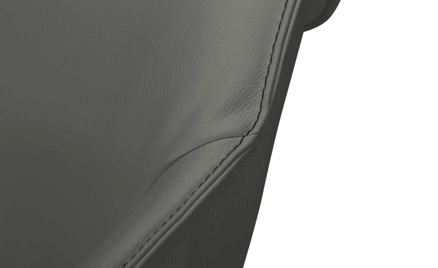 KOINOR Armlehnstuhl Dining System 1 | Achat (Grau) / Kontrastnaht Schwarz – Bild 6