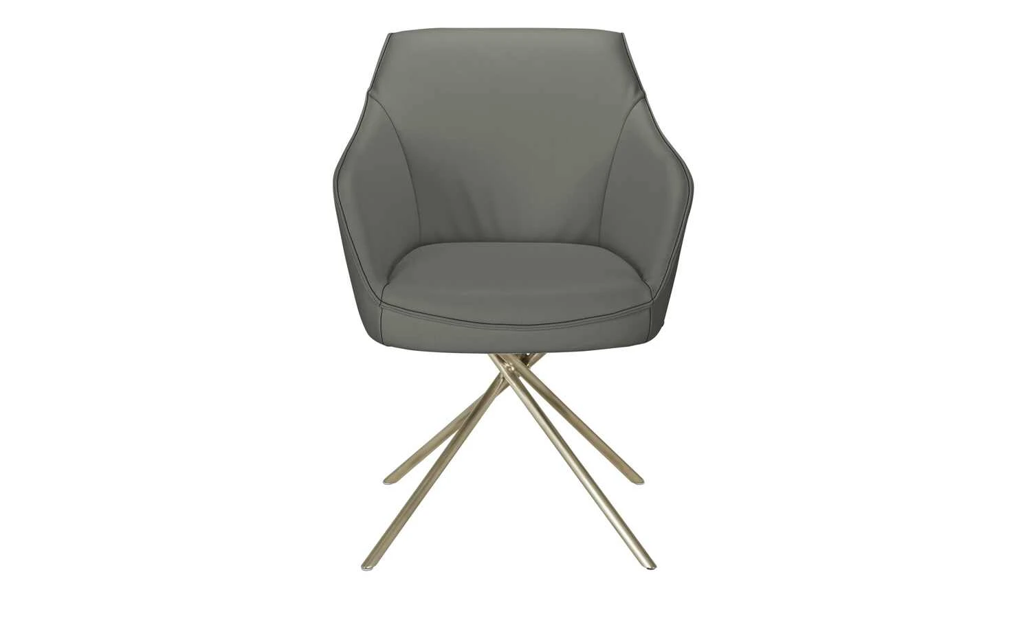 KOINOR Armlehnstuhl Dining System 1 | Achat (Grau) / Kontrastnaht Schwarz – Bild 9