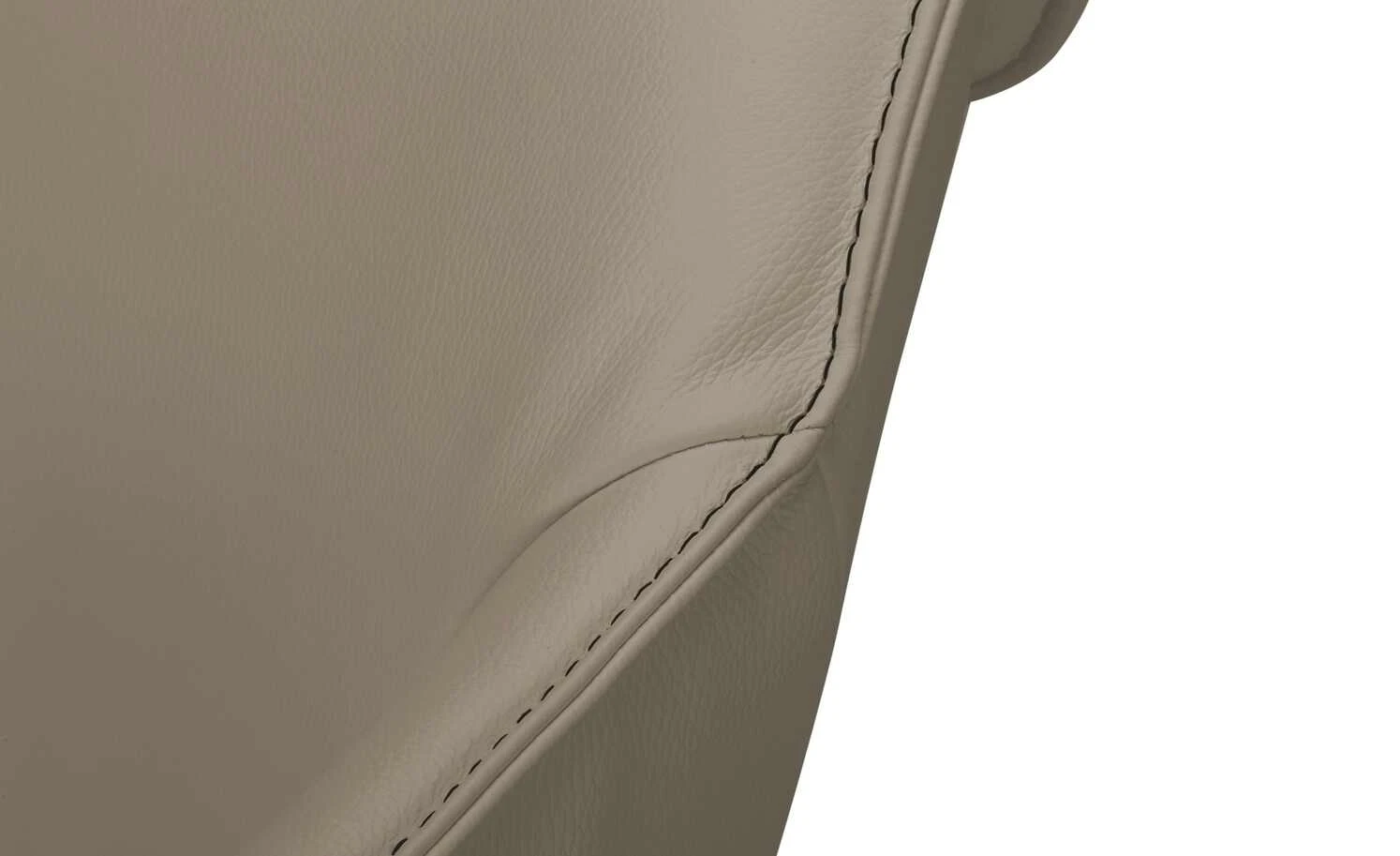 KOINOR Armlehnstuhl Dining System 1 | Nebbia (Taupe) / Kontrastnaht Dunkelbraun – Bild 7