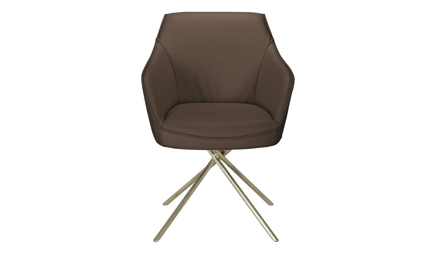 KOINOR Armlehnstuhl Dining System 1 | Bruna (Braun) / Kontrastnaht Schwarz – Bild 7