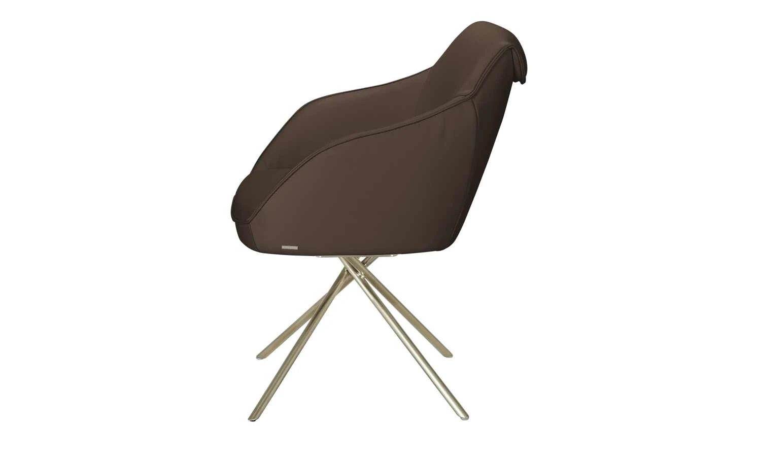 KOINOR Armlehnstuhl Dining System 1 | Bruna (Braun) / Kontrastnaht Schwarz – Bild 8