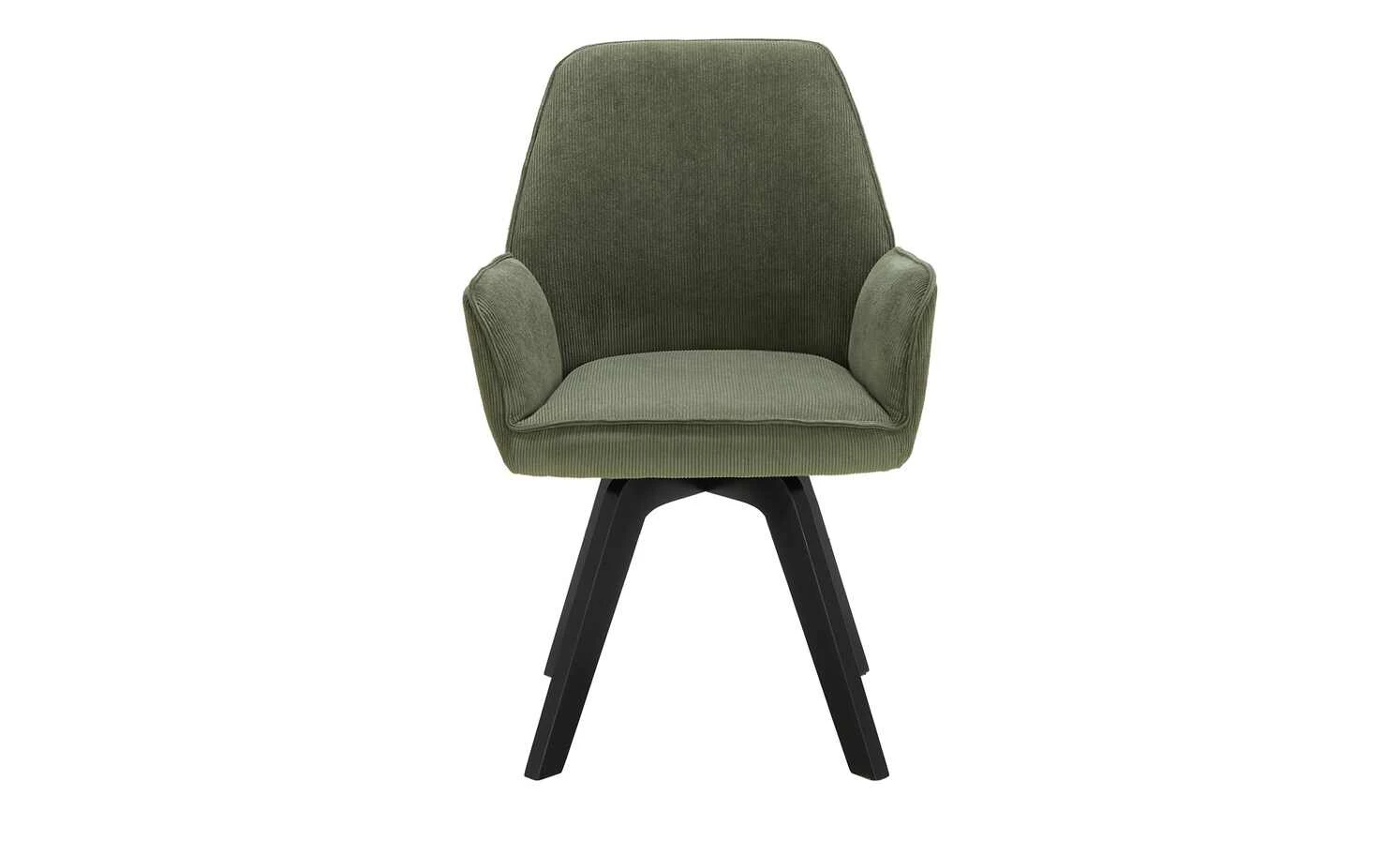 uno Armlehnstuhl drehbar Lotte | Olive (Grün) – Bild 2