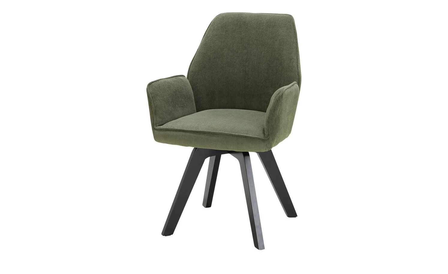 uno Armlehnstuhl drehbar Lotte | Olive (Grün)