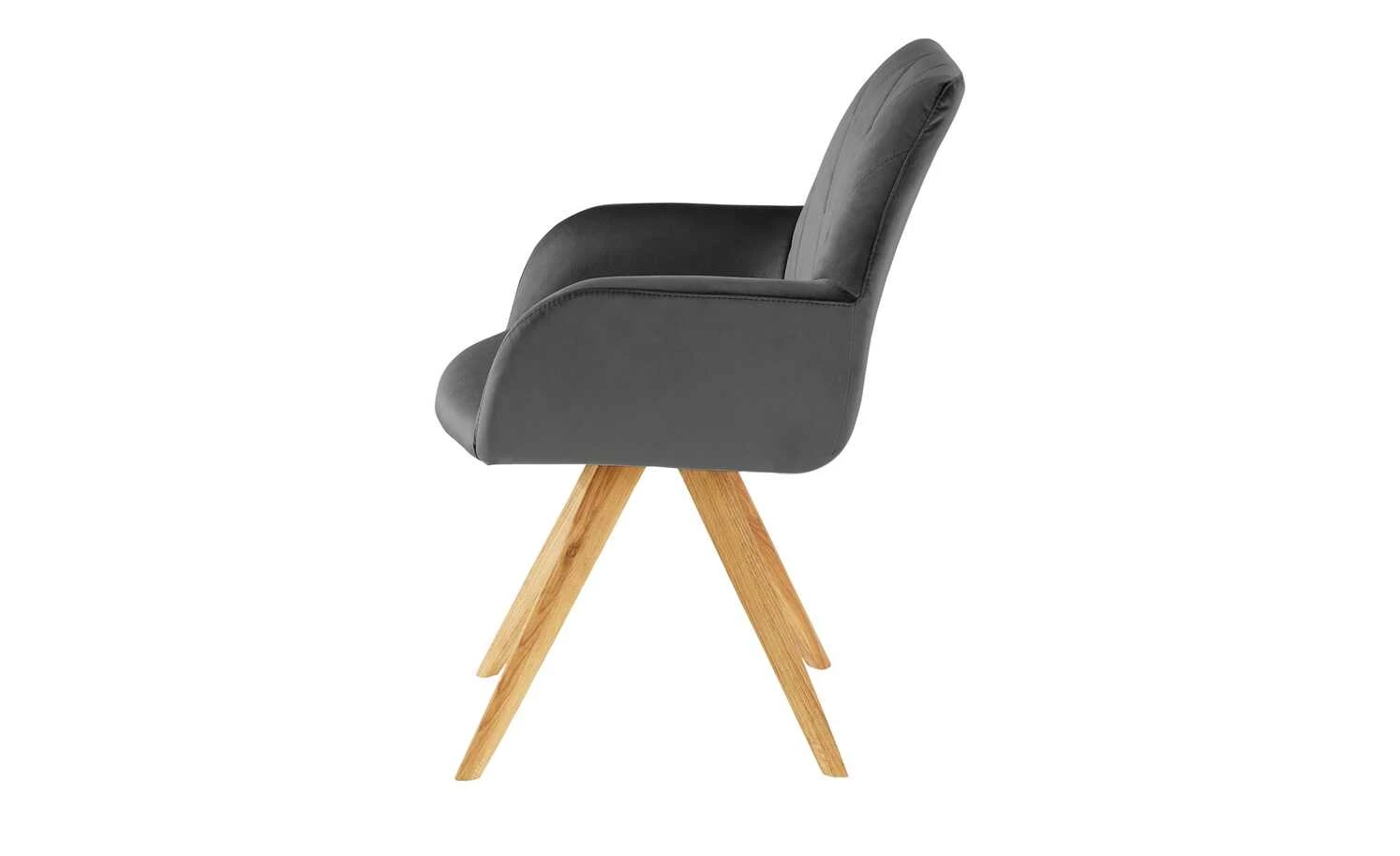 Woodford Polsterstuhl mit Armlehne Bristol | Grau Eiche Ja – Bild 6