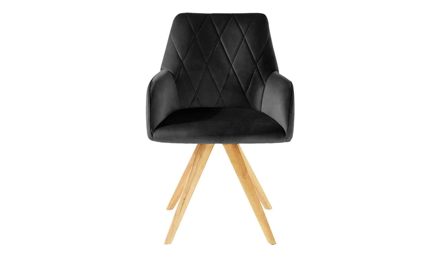 Woodford Polsterstuhl mit Armlehne Bristol | Schwarz Eiche Ja – Bild 3