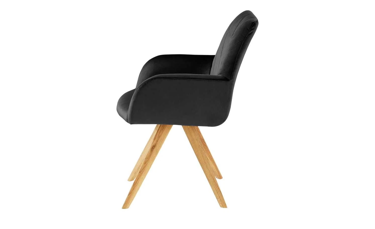 Woodford Polsterstuhl mit Armlehne Bristol | Schwarz Eiche Ja – Bild 8