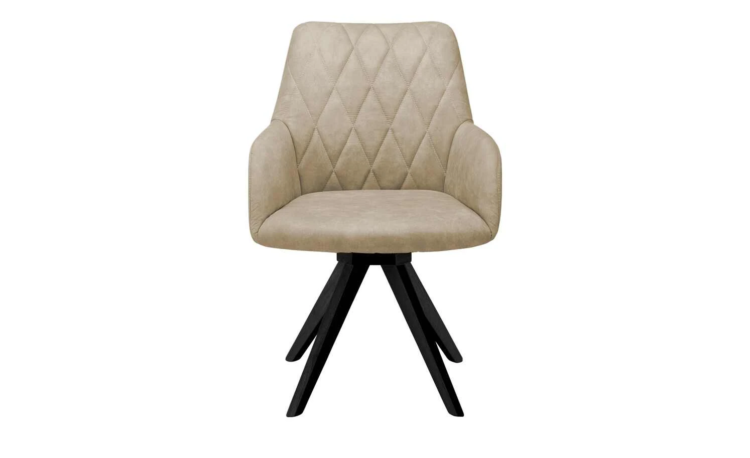 Woodford Polsterstuhl mit Armlehne Bristol | Sand (Beige) Schwarz Ja – Bild 4