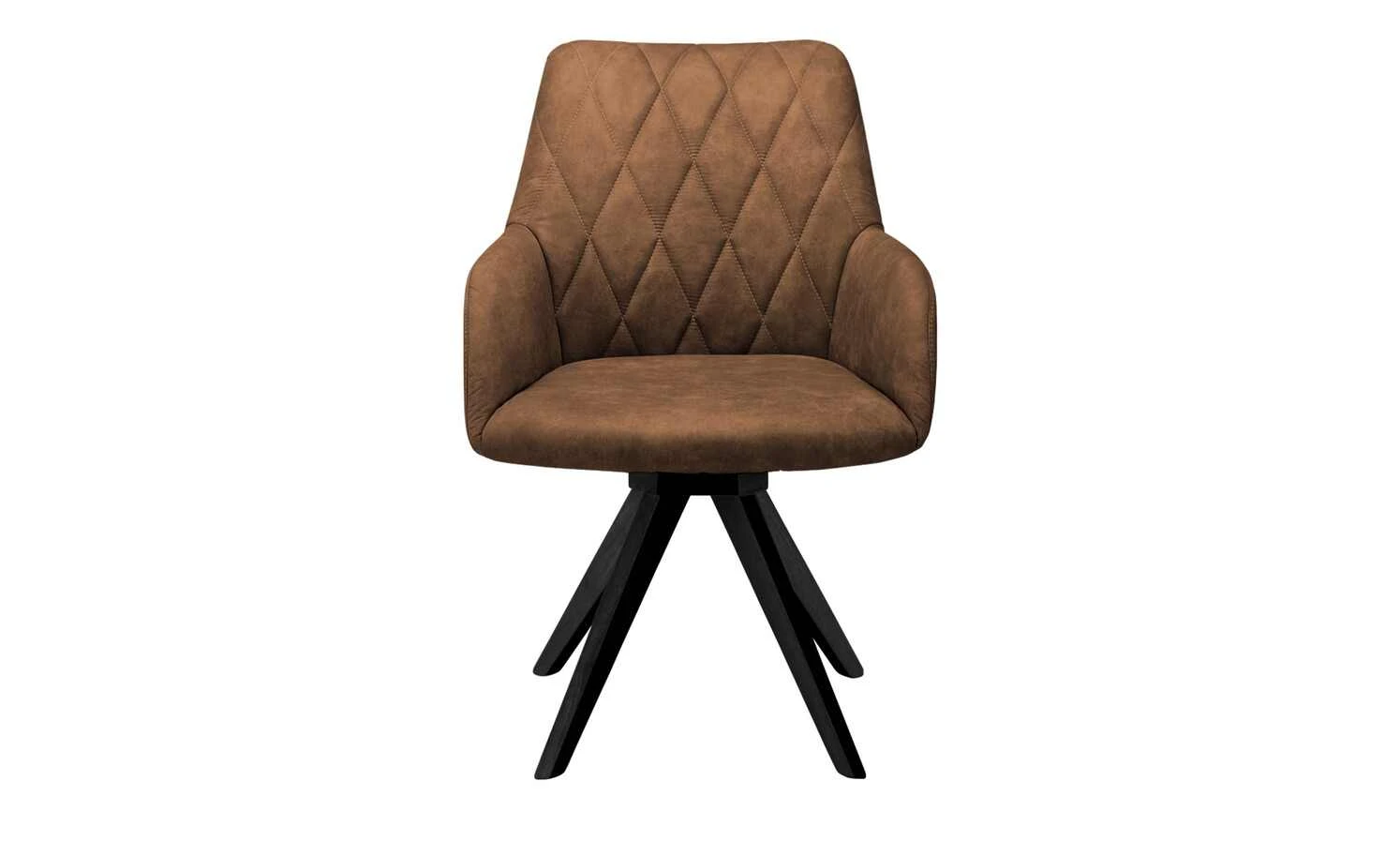 Woodford Polsterstuhl mit Armlehne Bristol | Cognac (Braun) Schwarz Ja – Bild 5