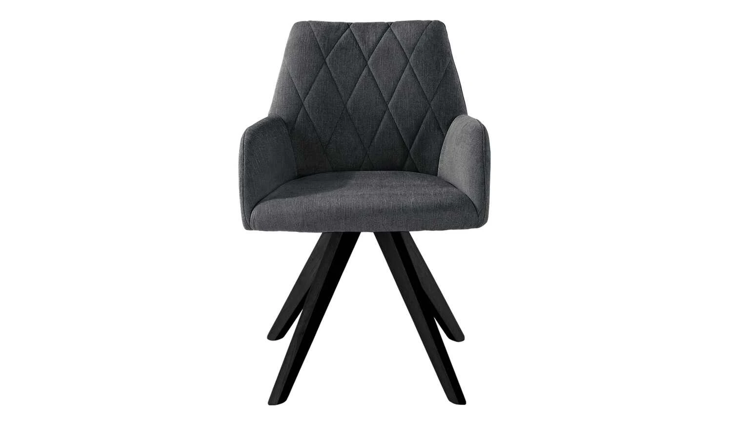 Woodford Polsterstuhl mit Armlehne Bristol | Schwarz Schwarz Ja – Bild 4