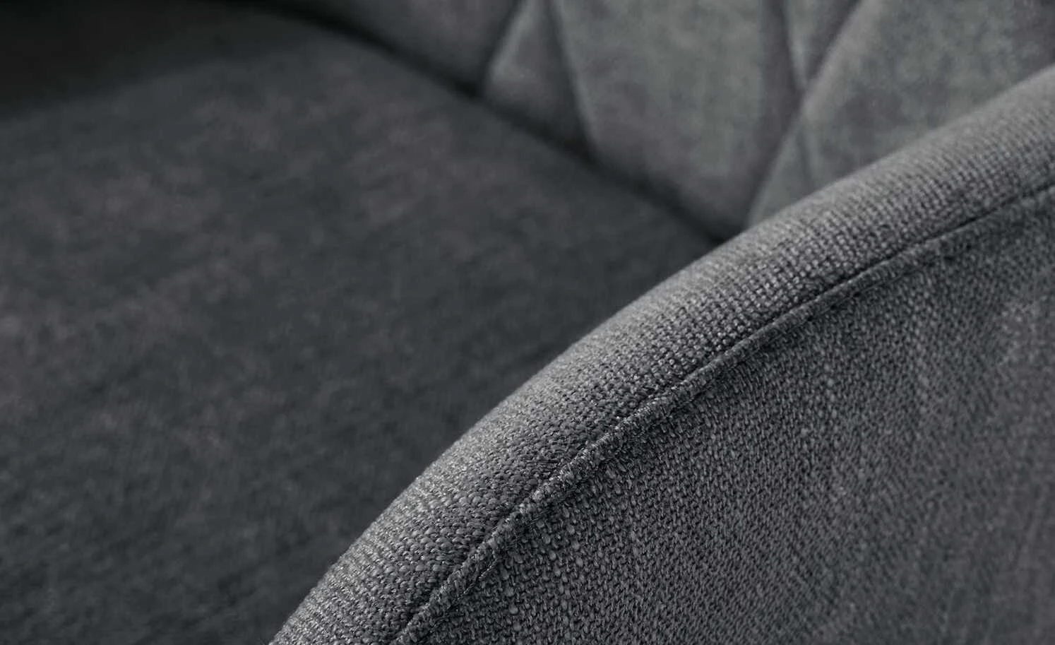 Woodford Polsterstuhl mit Armlehne Bristol | Schwarz Schwarz Ja – Bild 8