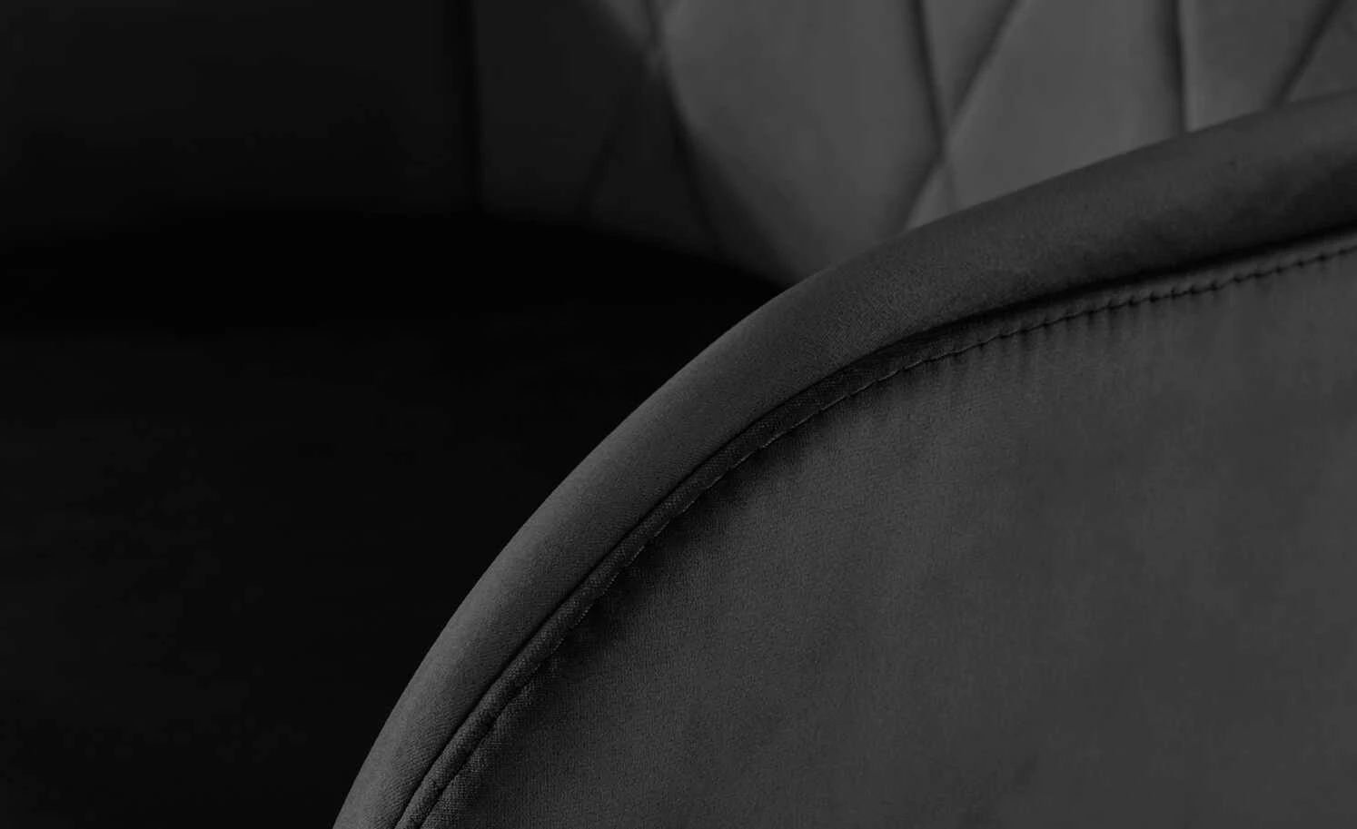 Woodford Polsterstuhl mit Armlehne Bristol | Schwarz Schwarz Ja – Bild 4