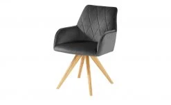 Woodford Polsterstuhl mit Armlehne Bristol | Grau Eiche Nein