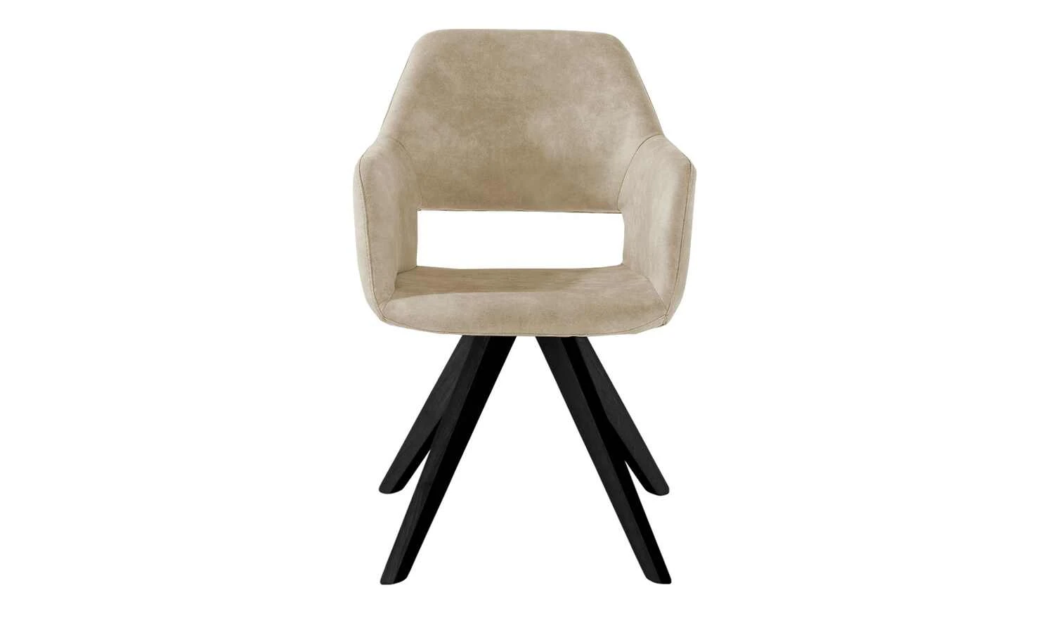 Woodford Polsterstuhl mit Armlehne Berlin | Sand (Beige) Schwarz Ja – Bild 2