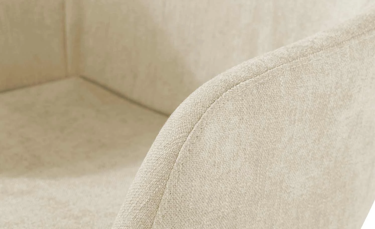 Woodford Polsterstuhl mit Armlehne Helsinki | Creme Nein Eiche – Bild 5
