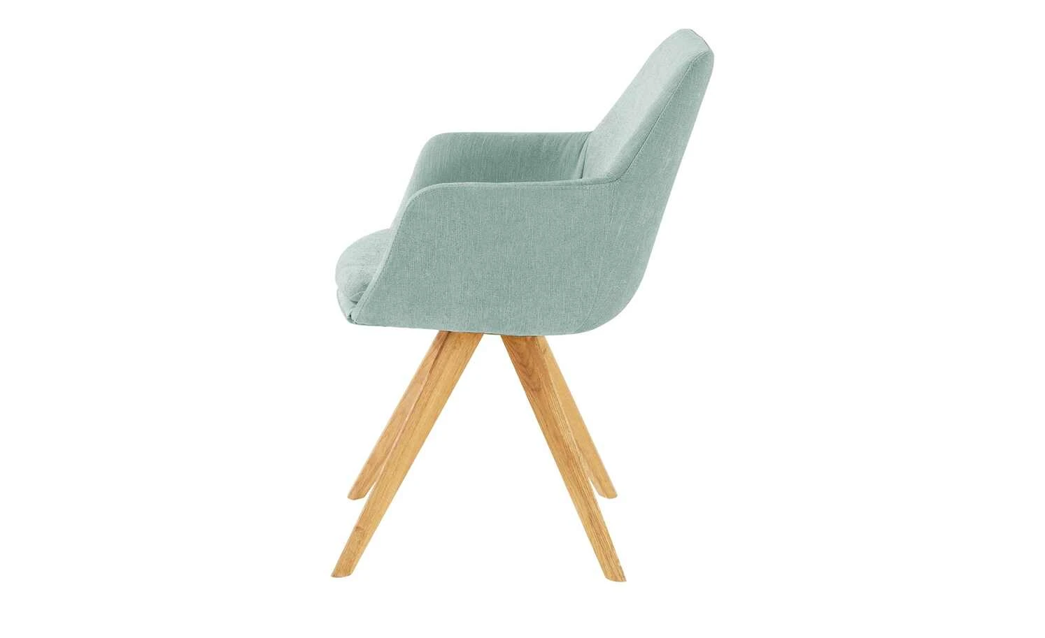 Woodford Polsterstuhl mit Armlehne Helsinki | Türkis Nein Eiche – Bild 3