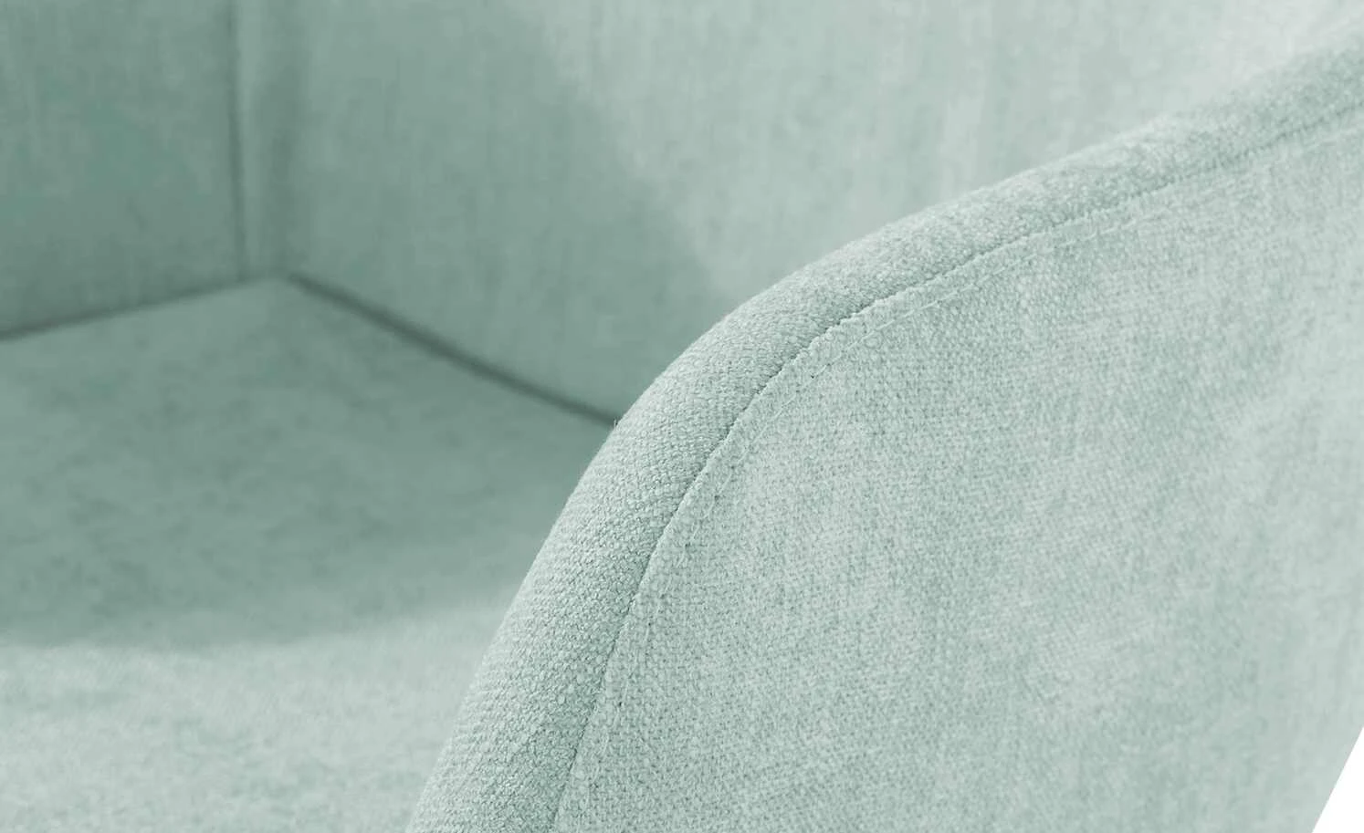 Woodford Polsterstuhl mit Armlehne Helsinki | Türkis Nein Eiche – Bild 8