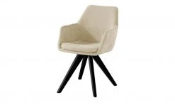 Woodford Polsterstuhl mit Armlehne Helsinki | Creme Nein Schwarz