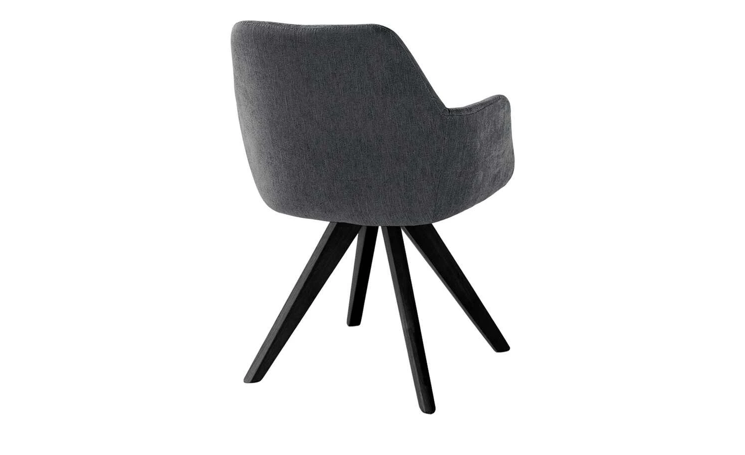 Woodford Polsterstuhl mit Armlehne Helsinki | Schwarz Nein Schwarz – Bild 2