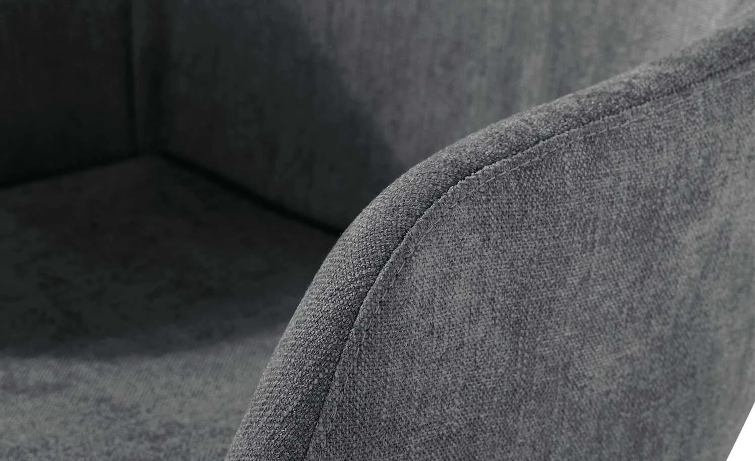 Woodford Polsterstuhl mit Armlehne Helsinki | Schwarz Nein Schwarz – Bild 5