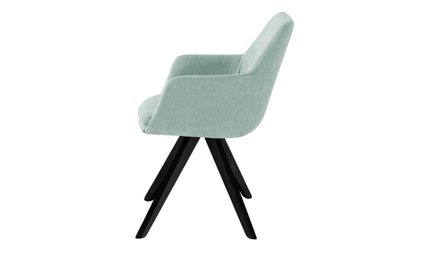 Woodford Polsterstuhl mit Armlehne Helsinki | Türkis Nein Schwarz – Bild 3