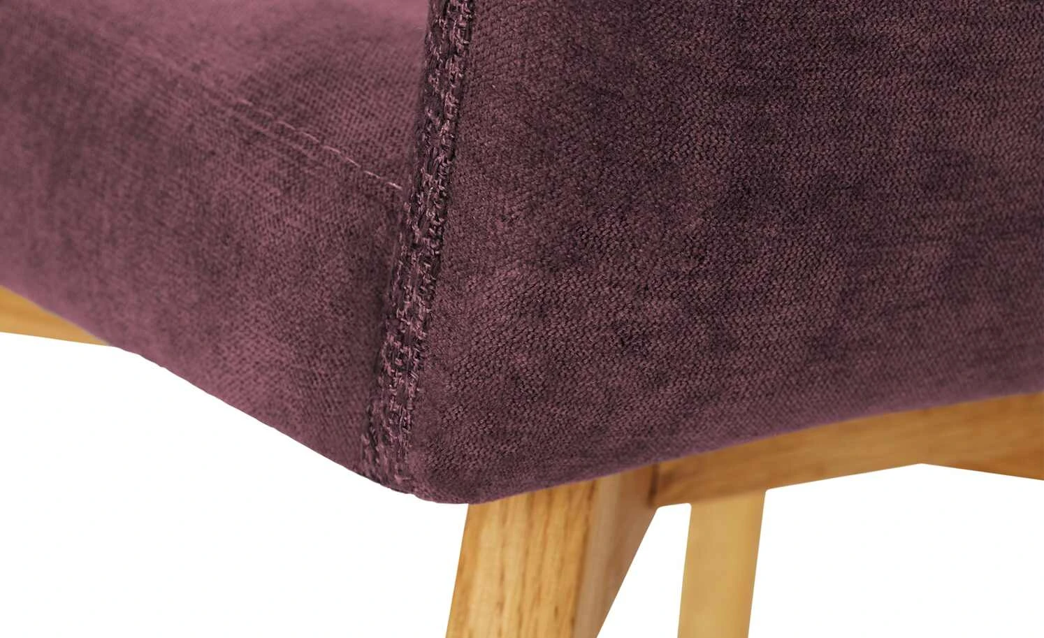 Woodford 2er Set Polsterstuhl Menda | Bordeaux Wildeiche Nein Nein – Bild 10