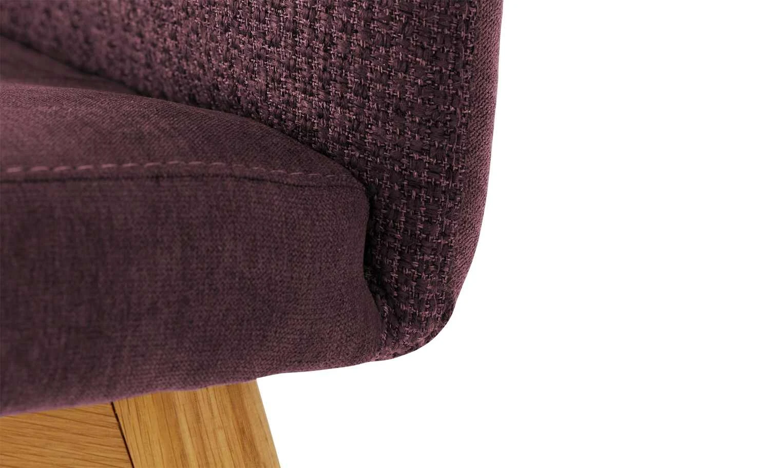 Woodford 2er Set Polsterstuhl Menda | Bordeaux Wildeiche Nein Nein – Bild 12