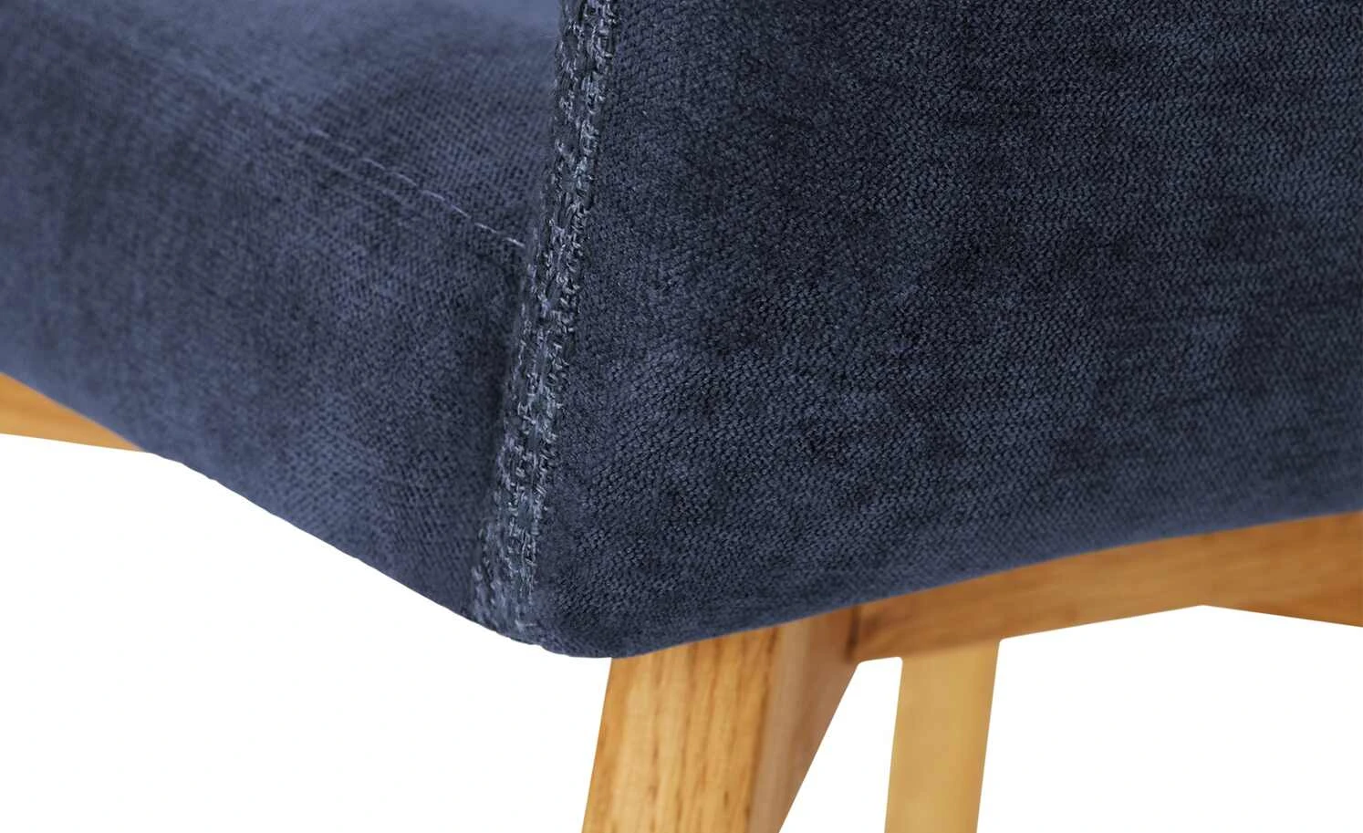 Woodford 2er Set Polsterstuhl Menda | Nachtblau Wildeiche Nein Nein – Bild 9