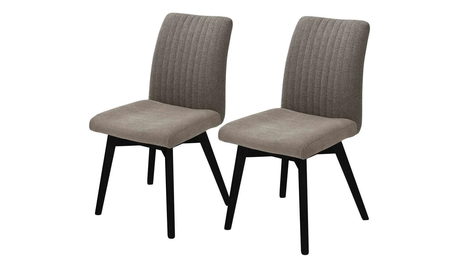 Woodford 2er Set Polsterstuhl Menda | Cappuccino Schwarz Nein Nein – Bild 4