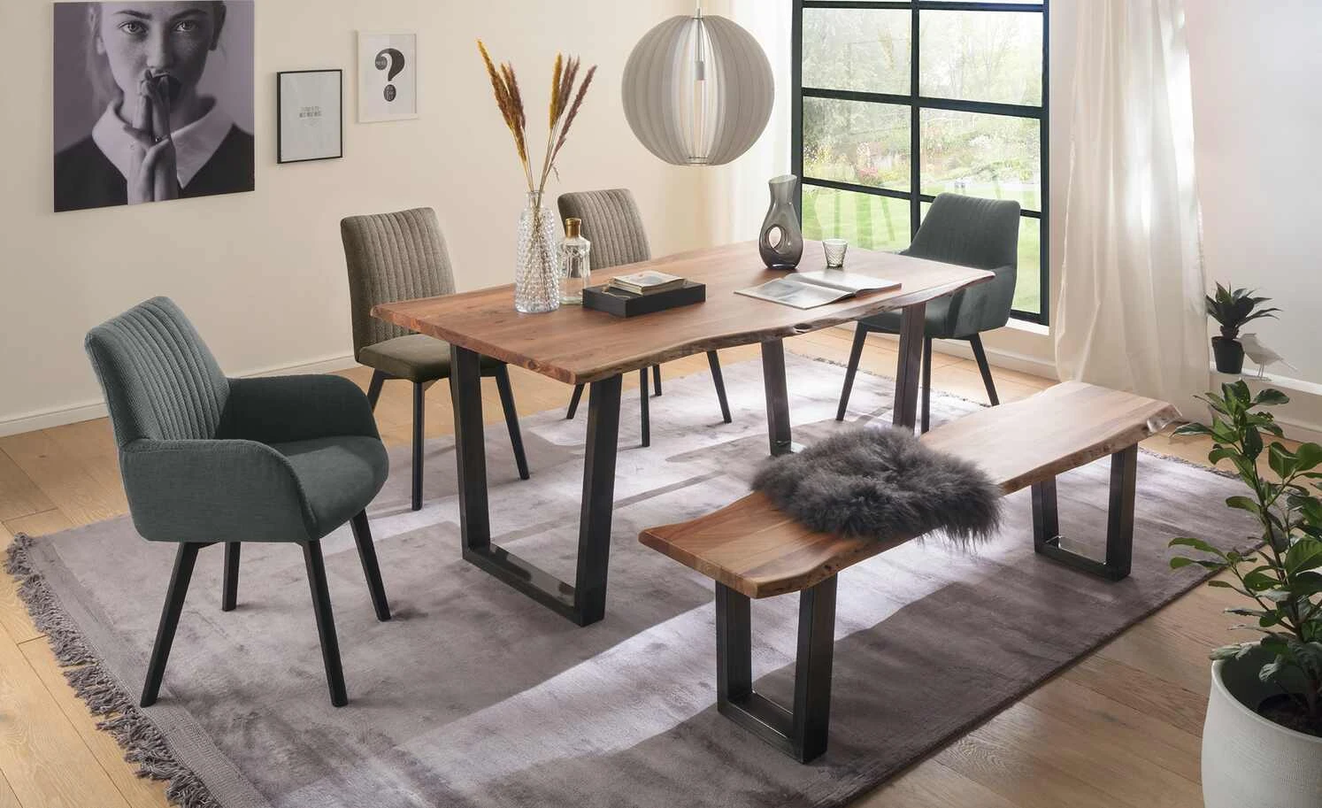 Woodford 2er Set Polsterstuhl Menda | Cappuccino Schwarz Nein Nein – Bild 3