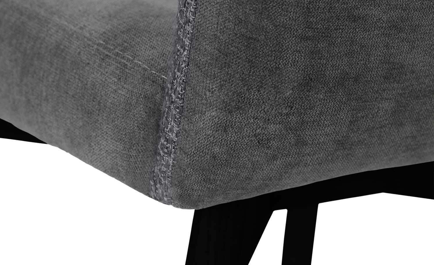 Woodford 2er Set Polsterstuhl Menda | Anthrazit Schwarz Nein Ja – Bild 8