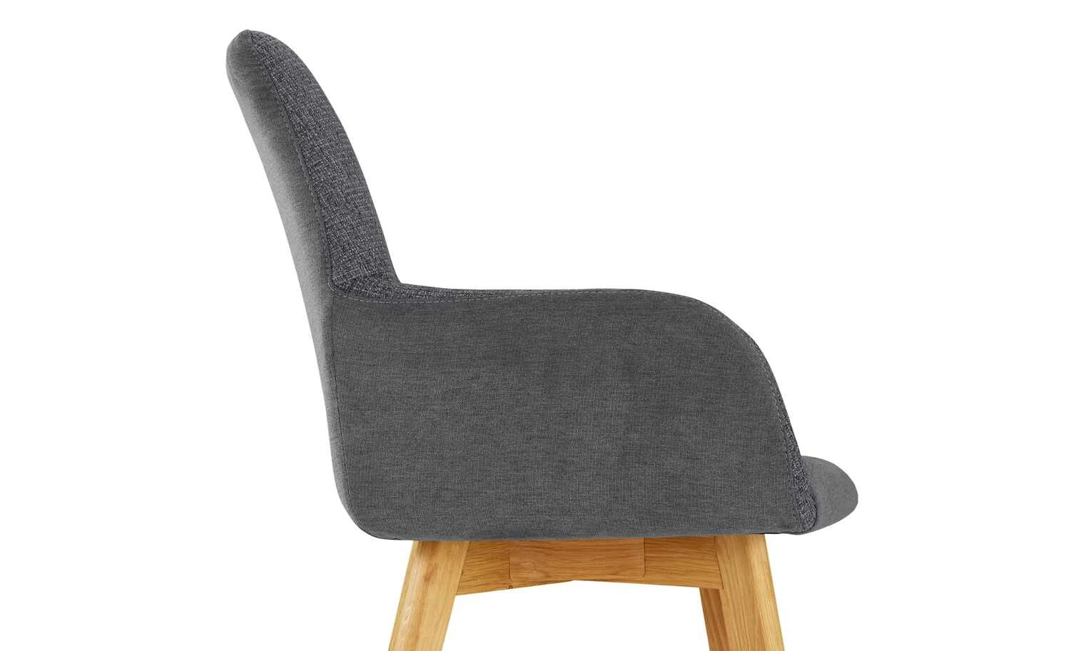 Woodford Polsterstuhl Menda | Anthrazit Wildeiche Ja Nein – Bild 8
