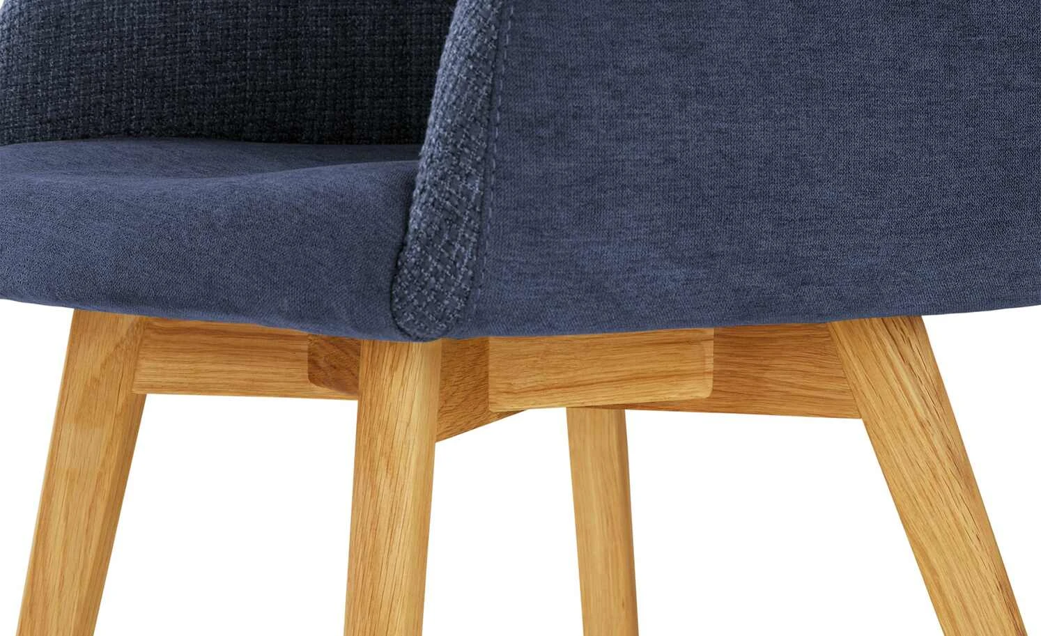 Woodford Polsterstuhl Menda | Nachtblau Wildeiche Ja Nein – Bild 7