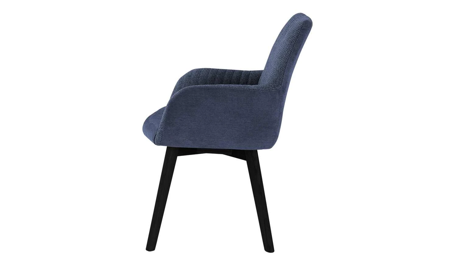 Woodford Polsterstuhl Menda | Nachtblau Schwarz Ja Nein – Bild 5