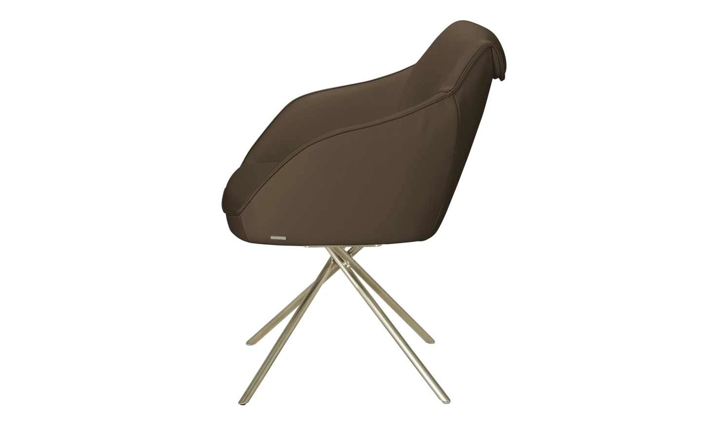 KOINOR Armlehnstuhl Dining System 1 | Fango (Hellbraun) / Kontrastnaht Schwarz – Bild 2