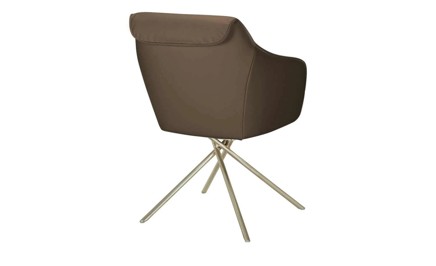 KOINOR Armlehnstuhl Dining System 1 | Fango (Hellbraun) / Kontrastnaht Schwarz – Bild 3